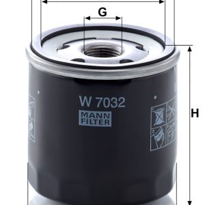 Yağ filtresi W7032 - Görsel 2